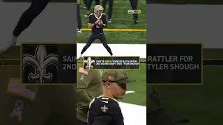 Spencer Rattler is BENCHED 😬 #spencerrattler #NFL #saints #tylershough
