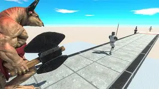 Run And Escape From Minotaur - Animal Revolt Battle Simulator