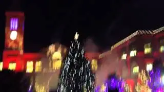 TCU Christmas lights and fireworks