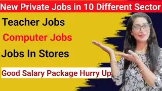 New Private Jobs in 10 Different Sector In Different City|Deafnews|Punjab#privatejob#Nishamahajan