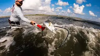 Ловля крупной форели и морского окуня с берега острова Гранд-Айл