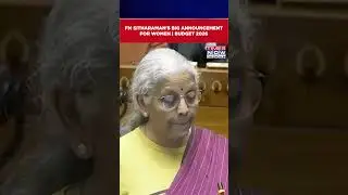 Budget 2026: Sitharaman Big Announcement For Women, Says 'Building On The Success Of...' #shorts