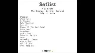 Tim Booth Live @ The Zodiac, Oxford, 2004-07-13 [Audio only]