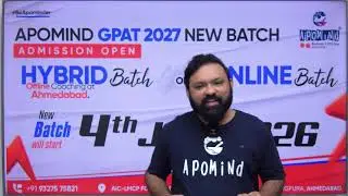 Apomind GPAT 2027 - Online Batch or Hybrid Batch | New batch starting from 4th Jan | Grab Xmas offer