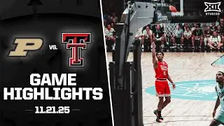 #15 Texas Tech vs. #1 Purdue Game Highlights | 2025-26 Big 12 Men&rsquo;s Basketball