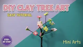 How to Make a Beautiful Clay Tree Sculpture | Step-by-Step Tutorial