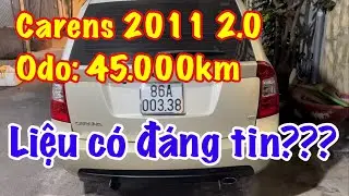 Review đi mua Kia Carens 2.0 2011 chạy 45.000km, quay tại nh&agrave; kh&aacute;ch