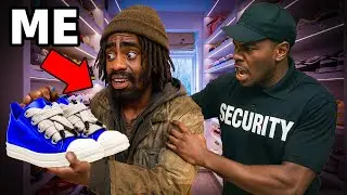 I Went to DESIGNER Stores Looking Homeless