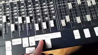 SOUND DESK TRAINING - Desk Layout and Labels