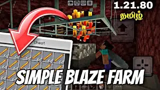 Simple blaze farm in Minecraft in Minecraft full explanation in Tamil #minecraftblazefarm #tamil