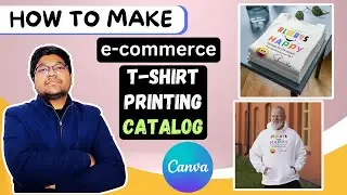 How to make Printing Product catalog using CANVA | Canva Tutorial