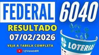 🍀 RESULTADO LOTERIA FEDERAL 6040