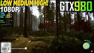 Sons Of The Forest GTX 980 - 1080p Low, Medium, High,