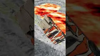 Hummer Cars vs Big Lava Pit &ndash; BeamNG.drive #automobile #viral #beamng #beamngdrive #car #shorts