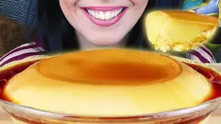 CREME CARAMEL - FLAN 🍮 | ASMR No Talking Mukbang | Real Eating Sounds