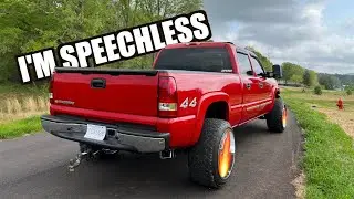 22x14 и 33 на прокачанном Duramax!