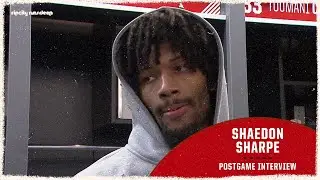 Shaedon Sharpe Postgame Media Availability | vs Detroit Pistons | December 22nd, 2025