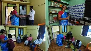 புதுமனை புகுவிழாவிக்கு  தங்கச்சி வீட்டில் இருந்து அழைப்பிதழ் கொடுக்க வந்திருக்காங்க 🏩✉️
