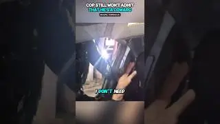 Полицейский по-прежнему не признает, что он трус.