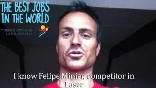 Franck Cammas supports felipe for the Best Jobs In The World !