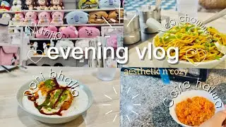 Cozy evening vlog ☕️| Aesthetic vlog Indian| Banjara market| online shopping