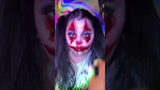 Bloody clown❤️🩸 FAKE BLOOD #makeup #clown #horrormakeup