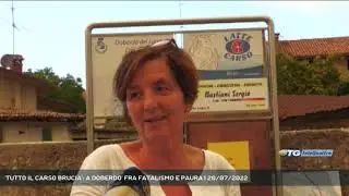 'TUTTO IL CARSO BRUCIA': A DOBERDO' FRA FATALISMO E PAURA | 20/07/2022