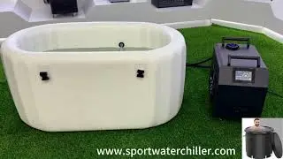 Ice bath chiller with ice bath tub, Sportwaterchiller,