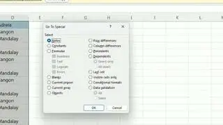 Organization data by using &ldquo;Go To&rdquo; shortcut