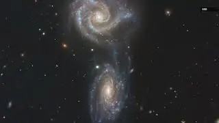Two Stunning Spiral Galaxies Caught in 'Galactic Ballet'