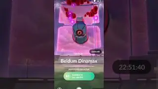 ✨ &iexcl;BELDUM DINAMAX en Pok&eacute;mon GO! 🔥 CAPTURA &Eacute;PICA #pokemongo #pokemon #dinamax #beldum #viralshort