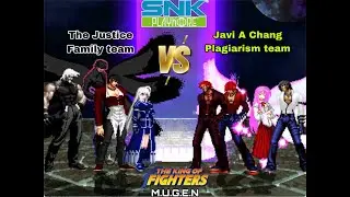 KOF MUGEN - The Justice Family team VS Nao Sempai Plagiarism team - Avenge for Taiwan Yagami family