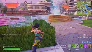 Jugando al Fortnite