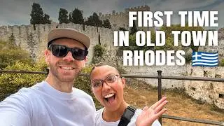 Our FIRST Time Visiting Old Town Rhodes 🇬🇷 | This Is What We Thought…