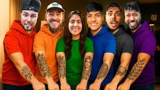 EU E MEUS AMIGOS FIZEMOS UMA TATTOO EM GRUPO 💖
