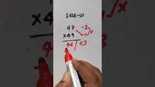 Base -50 multiplication  #shorts #multiplication #youtube #base #500