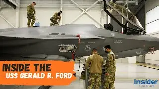 How the USS Gerald R. Ford Repairs a $100M Fighter Jet On Board In 72 Hours