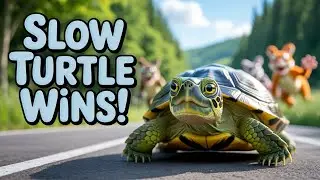 The Slow Turtle Shocked Everyone 😱 | Moral Story for Kids