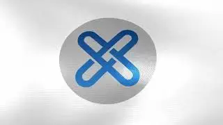 Flag of GXChain (GXC) logo waving in the wind - Crypto Flag logo animation