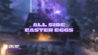 ALL SIDE EASTER EGGS | Ashes of The Damned | BO7 Zombies