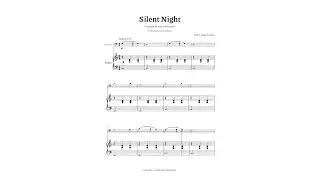 Silent Night &mdash; Bassoon and Piano &mdash; Sheet music