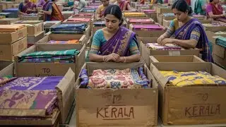 చౌకైన ప్రింటెడ్ చీరలు | best saree manufacturers in surat | surat saree wholesale market new video