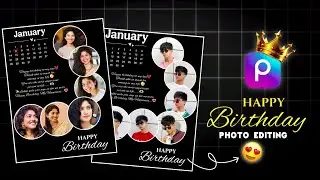 Birthday Poster Photo Editing In PicsArt | Instagram Happy Birthday Photo Editing In PicsArt