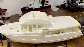 Rc 3d Nordhavn 52 Schiff mit Jet Antrieb