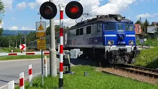 Przejazd kolejowy, Chab&oacute;wka DW958 | Polish railroad crossing