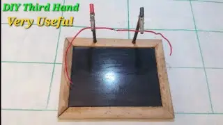 How to make a soldering helping hand (Third hand)