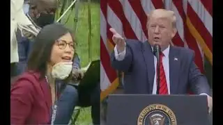 Trump STORMS OUT of press briefing amid clash with female reporter
