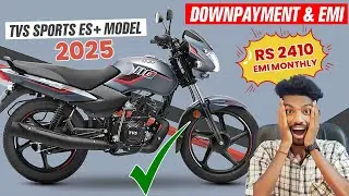 TVS Sport ES+ Model Downpayment & EMI | Finance of TVS Sport ES plus | Loan Details tvs sport ev+