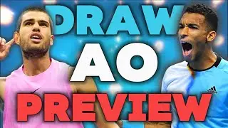 Australian Open 2026 Bracket Preview - Top Half - Carlos Alcaraz Draw