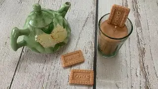 Chai Biscuit Glass Candle | Helen's Creative Ideas